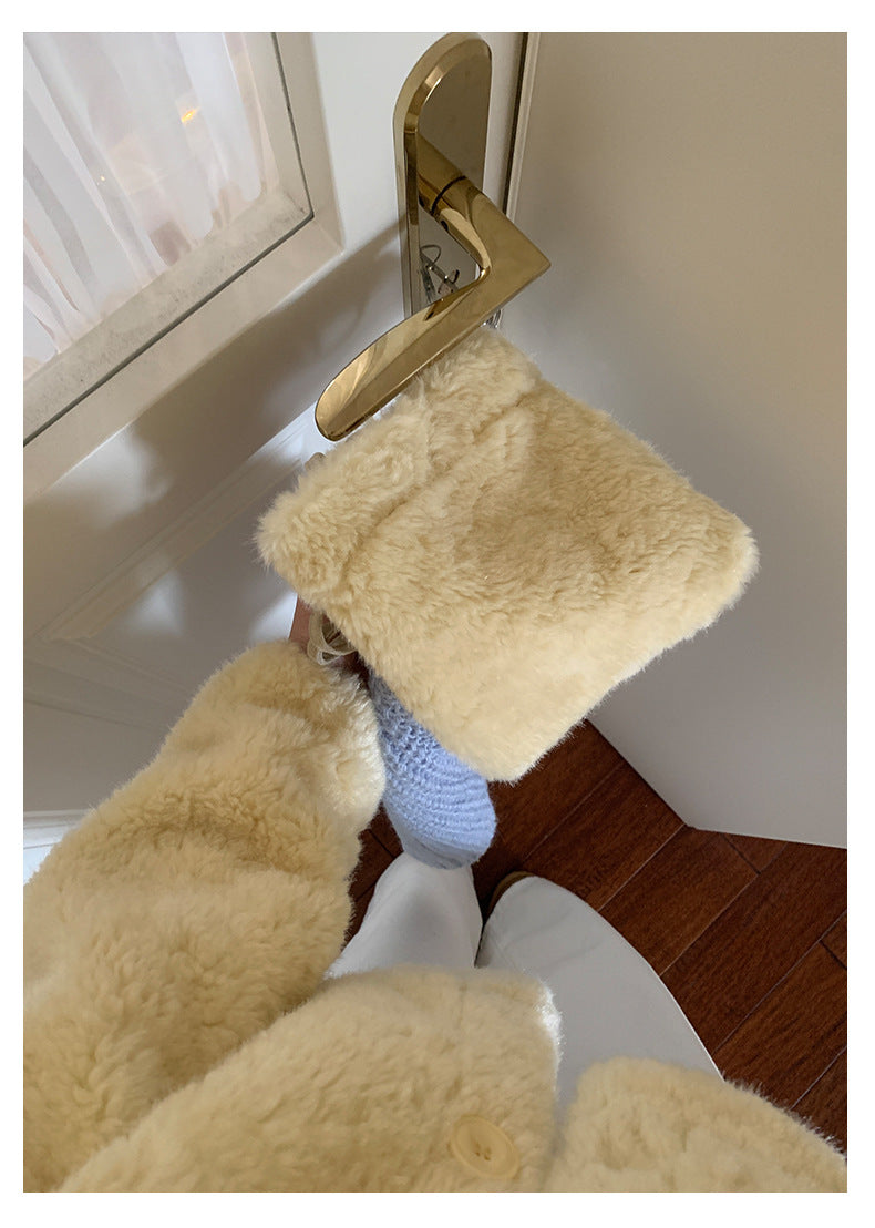 【H5506】實拍 溫柔輕奢皮毛一體保暖仿皮草大衣外套251118