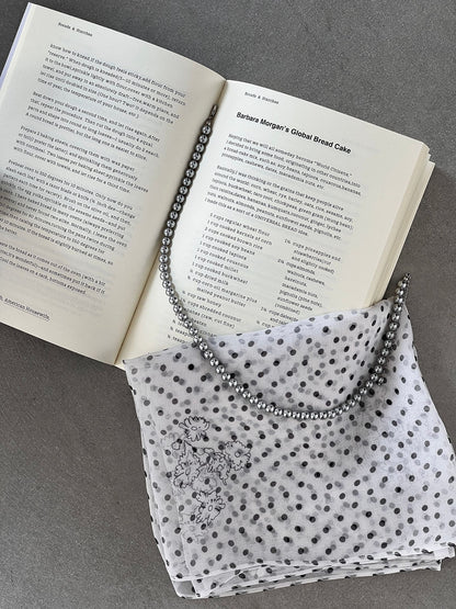 【cimzW807】 法式复古高级感絲巾髮帶綁脖多用途絲巾260319