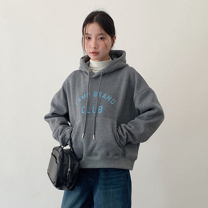 【LD11040】實拍字母印花加厚加絨連帽衞衣251202