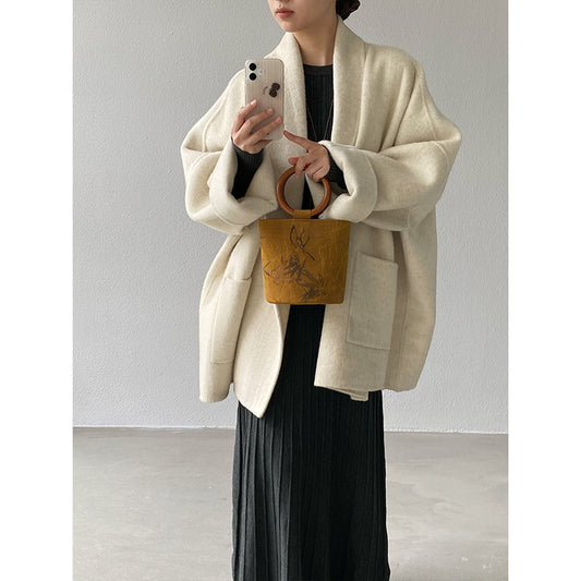 【cimz519】實拍冬天澳羊毛100%雙面呢大衣外套251201