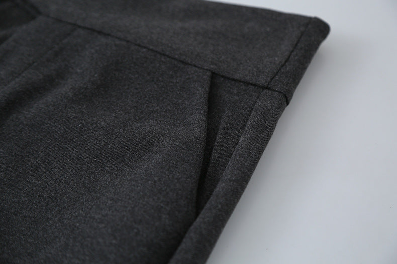 【LD11048】實拍S~XL秋冬毛呢厚款高腰直筒褲251202