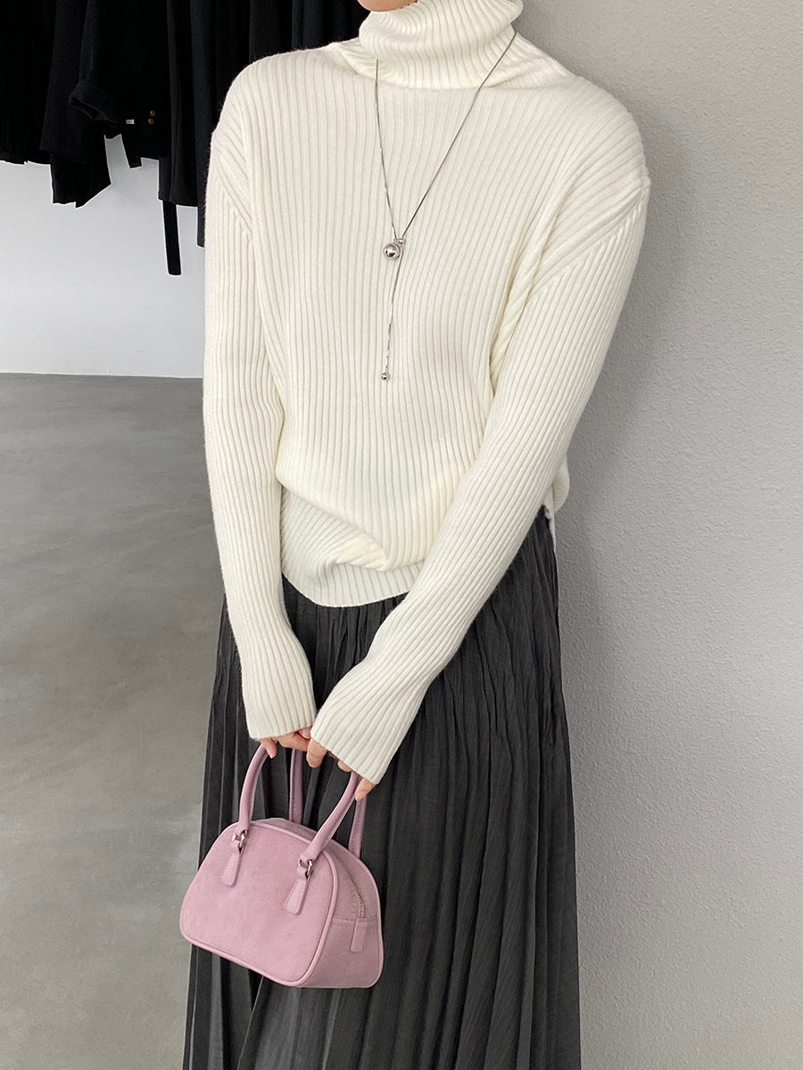 【cimz1388】實拍高領加厚高級感針織毛衣251128