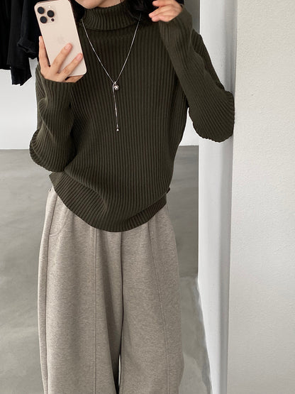 【cimz1388】實拍高領加厚高級感針織毛衣251128