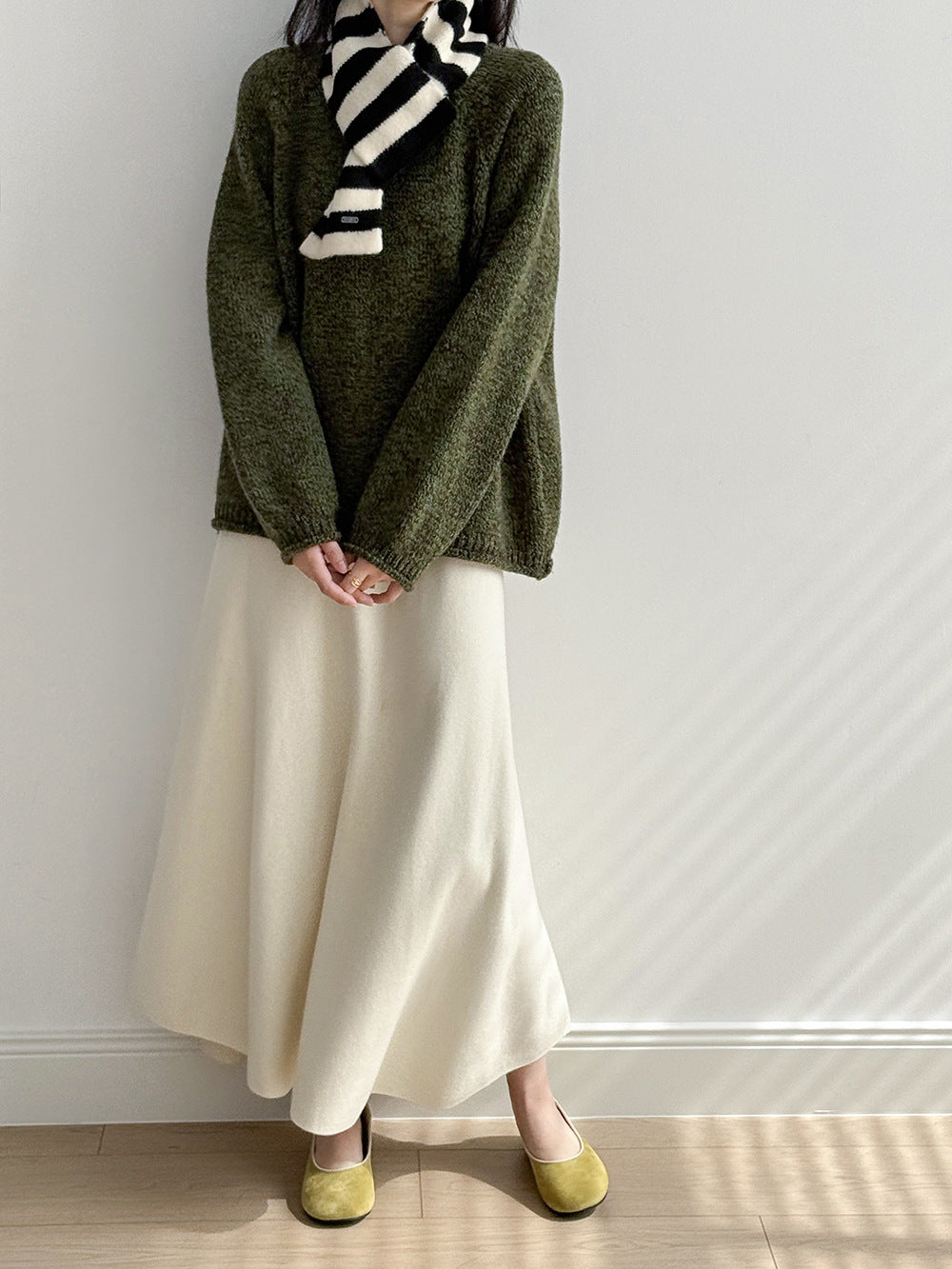 【Y276】實拍冬季軟糯慵懶保暖針織毛衣（棉羊毛10%)251106