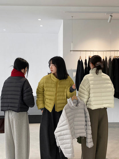 【cimz6383】實拍高領寶款排骨白鴨絨外套（白鴨絨90）251120