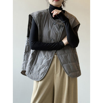 【Y82633】實拍輕暖羽絨背心（含90％白鴨絨）251016