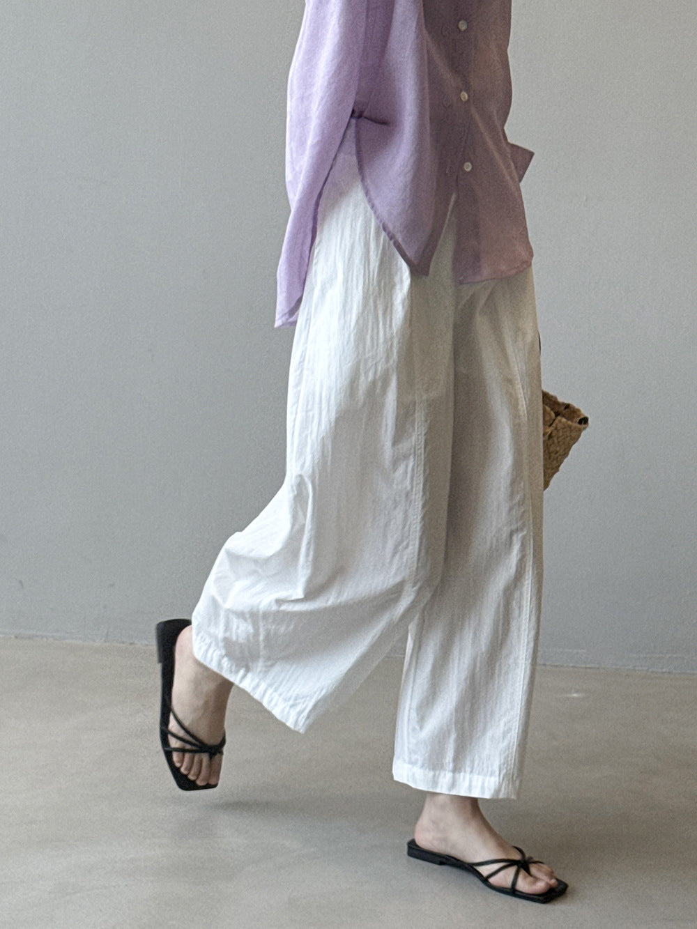 【YH2533】實拍夏季寬鬆舒適鐮刀褲250619