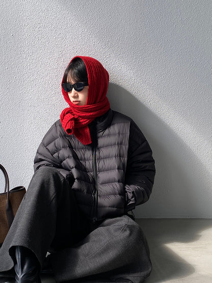 【cimz6383】實拍高領寶款排骨白鴨絨外套（白鴨絨90）251120