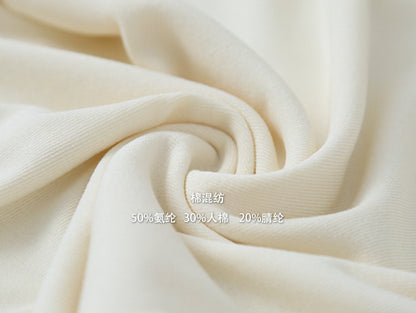 【LD3277】實拍立體花朵長袖一字領T恤251103