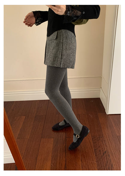 【H5523】實拍S~XL氣質千金質感高腰A字裙褲251125