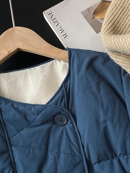 【cimz1010】實拍冬日温暖加厚90％白鴨絨羽絨外套大衣251128