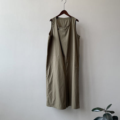 【Y82509】實拍日系天絲棉舒適寬鬆連身褲250626