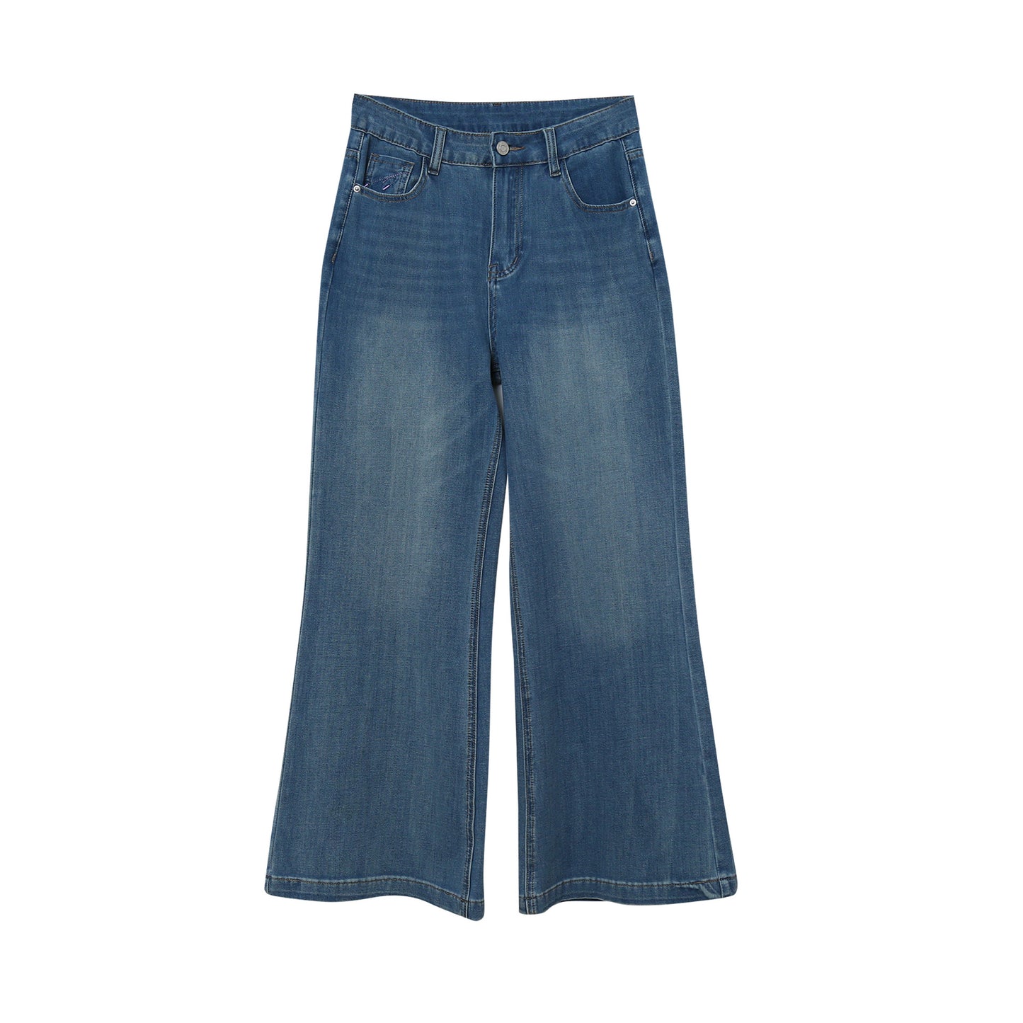 【LD11326】S~XL神級包容力大長腿👖四面彈舒適高腰顯瘦微喇叭牛仔褲260601