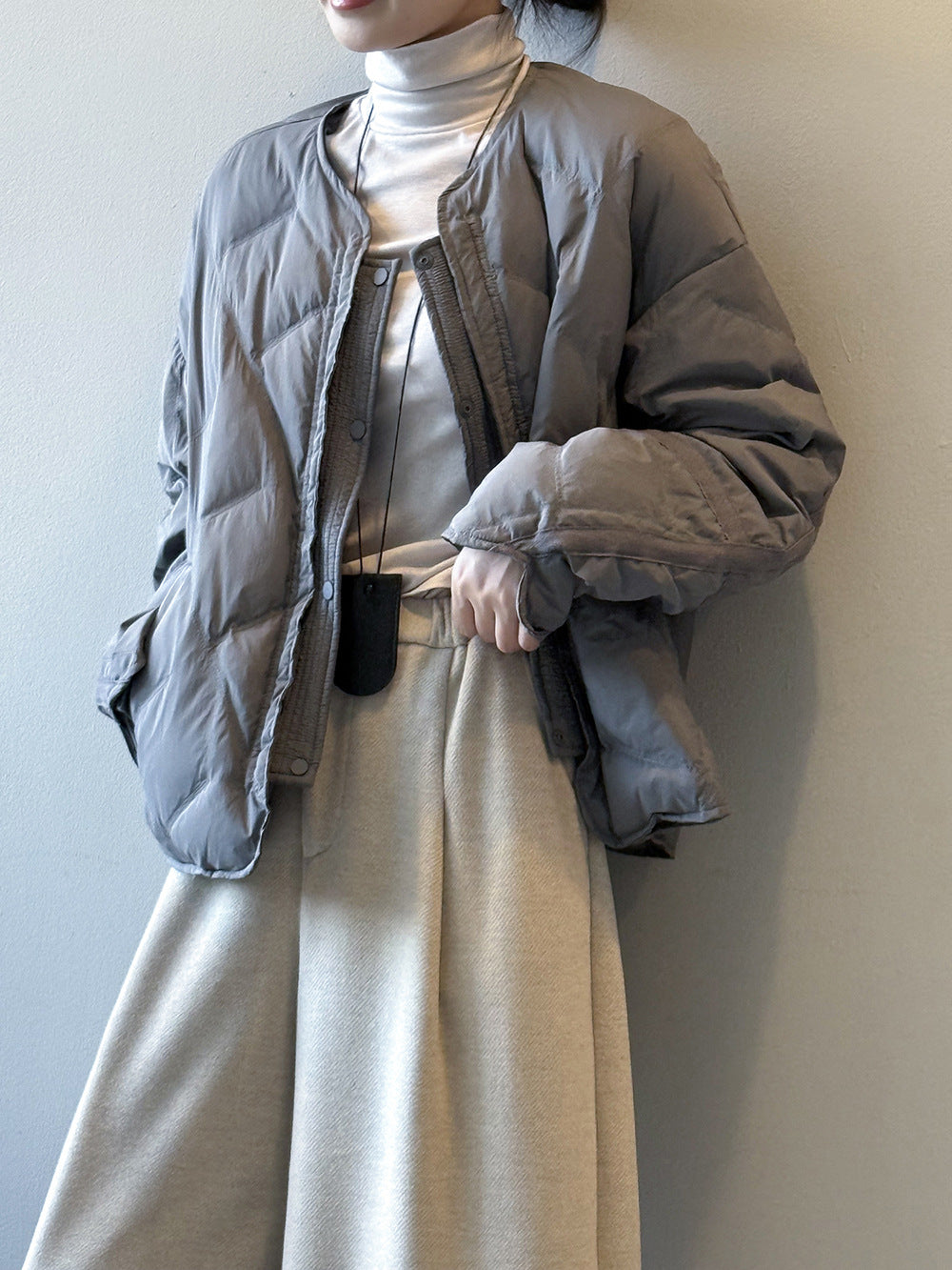 【Y82653】實拍輕保暖羽絨外套(含90％白鴨絨)251016