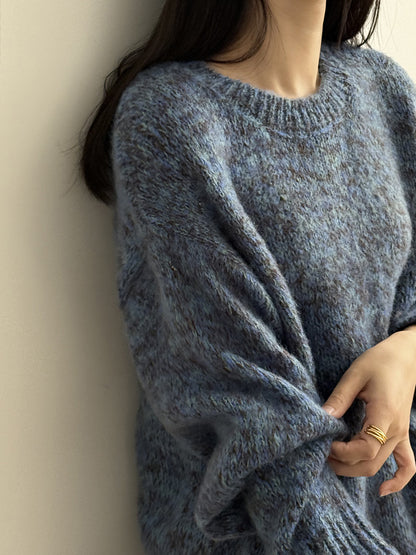 【Y2530】實拍冬季雜色古着針織毛衣(含羊毛6%)251106