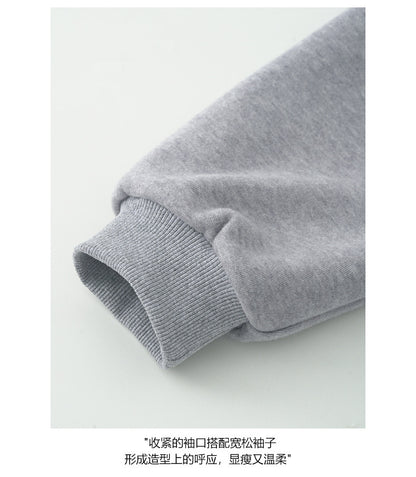 【H5408】實拍早秋休閒刺繡連帽衞衣250909