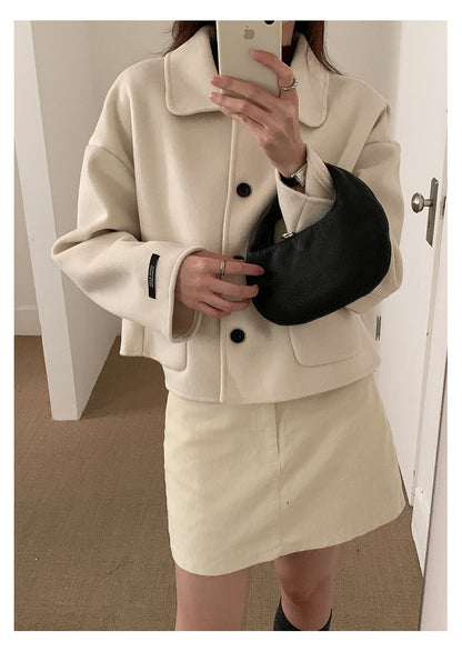 【H562】實拍秋冬S~XL必備復古高腰燈芯絨A字裙251021