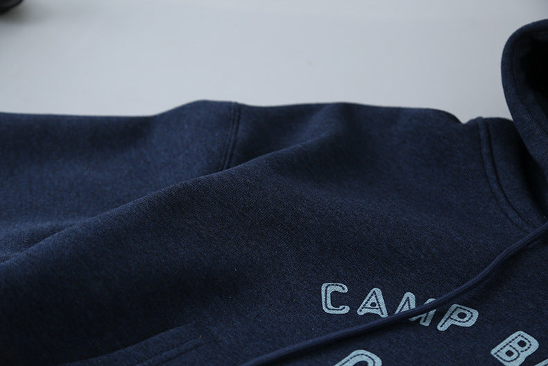 【LD11040】實拍字母印花加厚加絨連帽衞衣251202