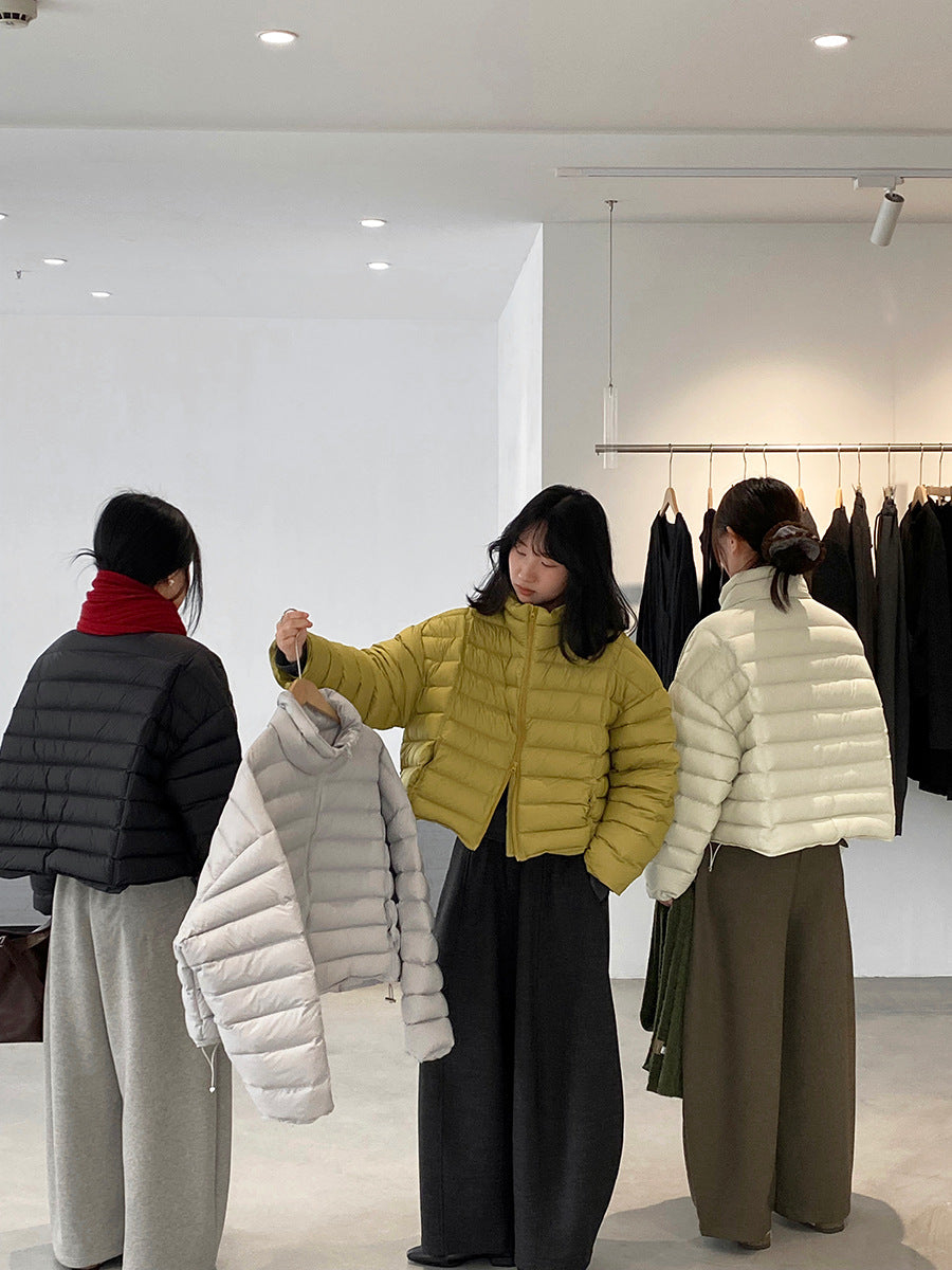 【cimz6383】實拍高領寶款排骨白鴨絨外套（白鴨絨90）251120