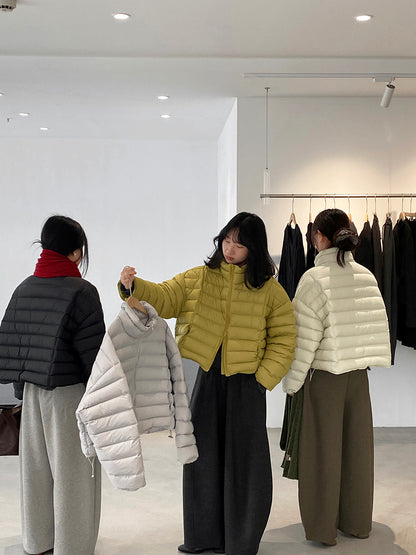 【cimz6383】實拍高領寶款排骨白鴨絨外套（白鴨絨90）251120