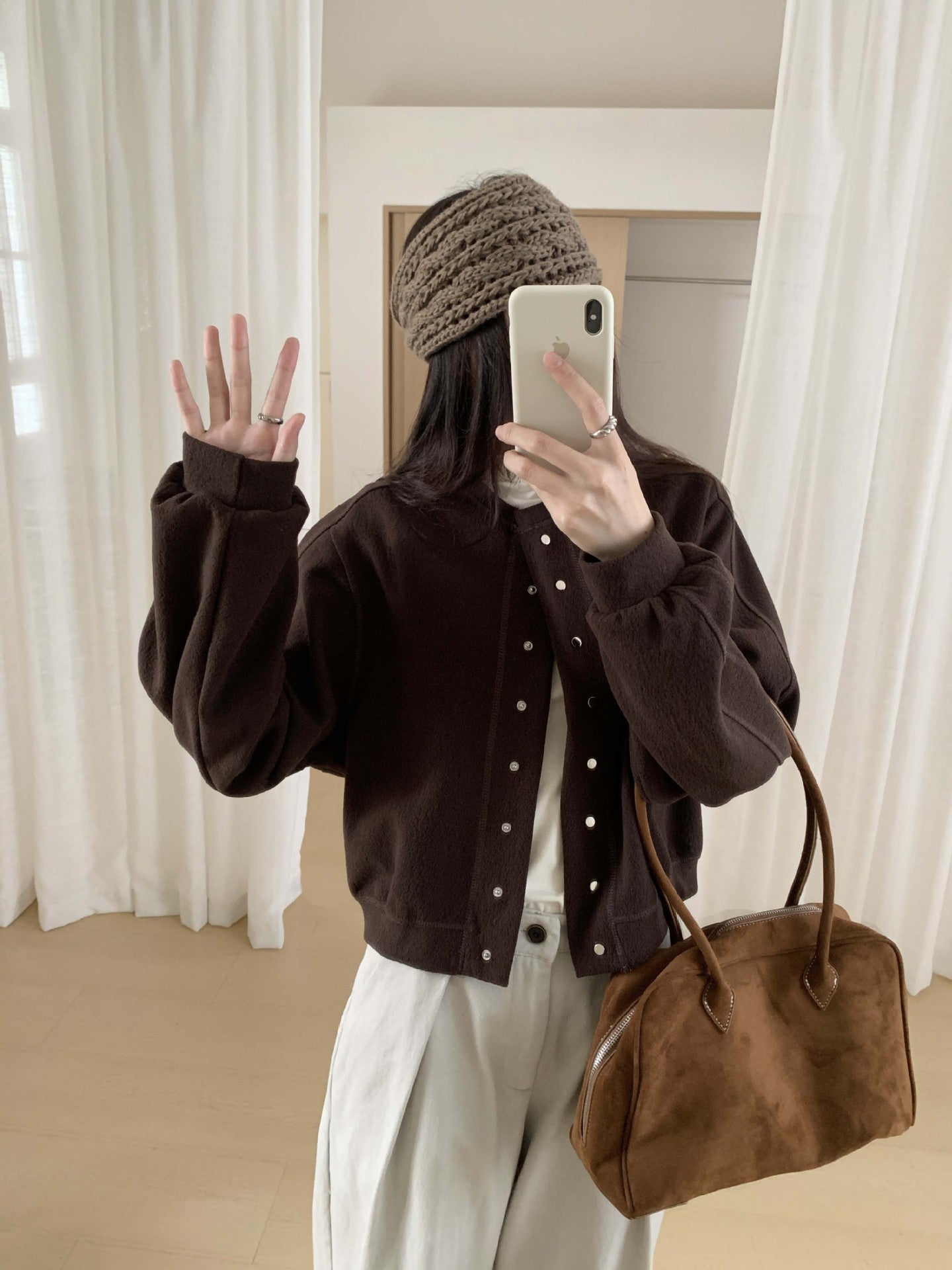 【H567】實拍秋冬挺版圓領棒球服外套251021