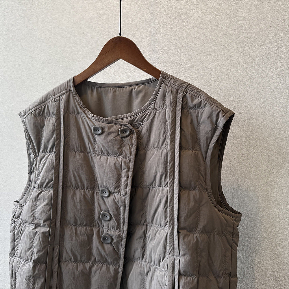 【Y82633】實拍輕暖羽絨背心（含90％白鴨絨）251016