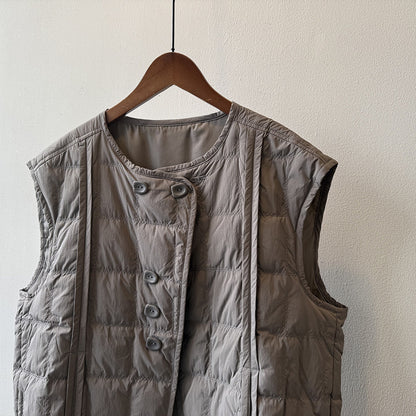 【Y82633】實拍輕暖羽絨背心（含90％白鴨絨）251016