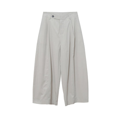 【LD11359】S~XL神級垂墜大長腿👖立體剪裁天絲棉高腰西裝寬褲/落地褲260622