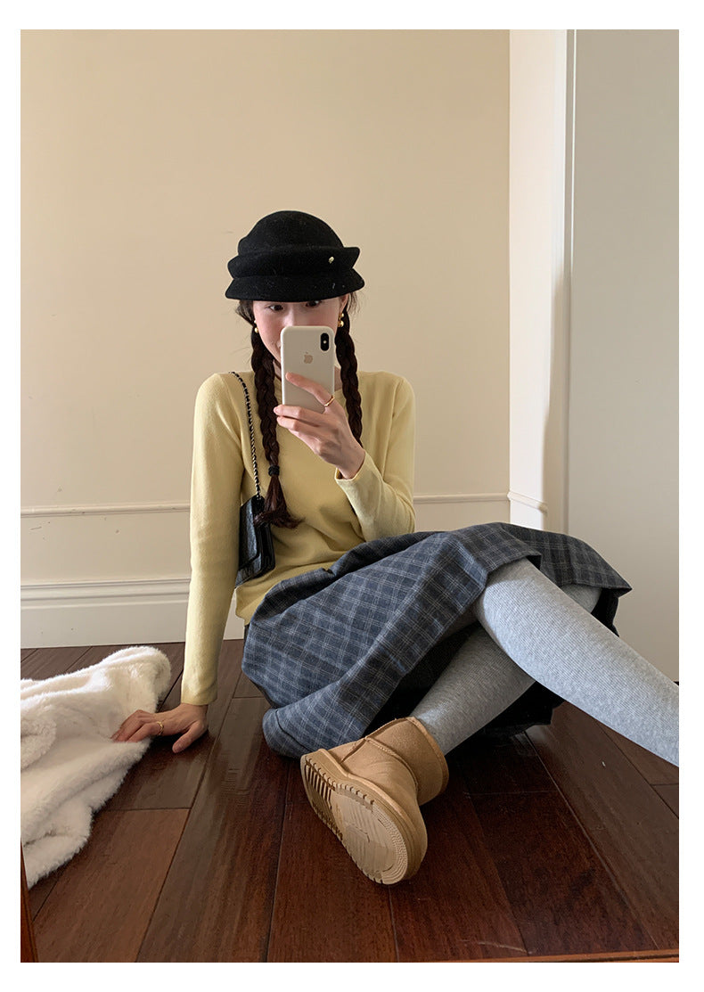 【H5510】實拍5色簡約雙層領針織T恤
251118