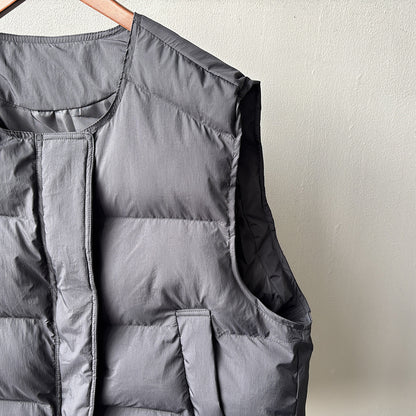 【Y82635】實拍秋冬簡約圓領棉背心251106