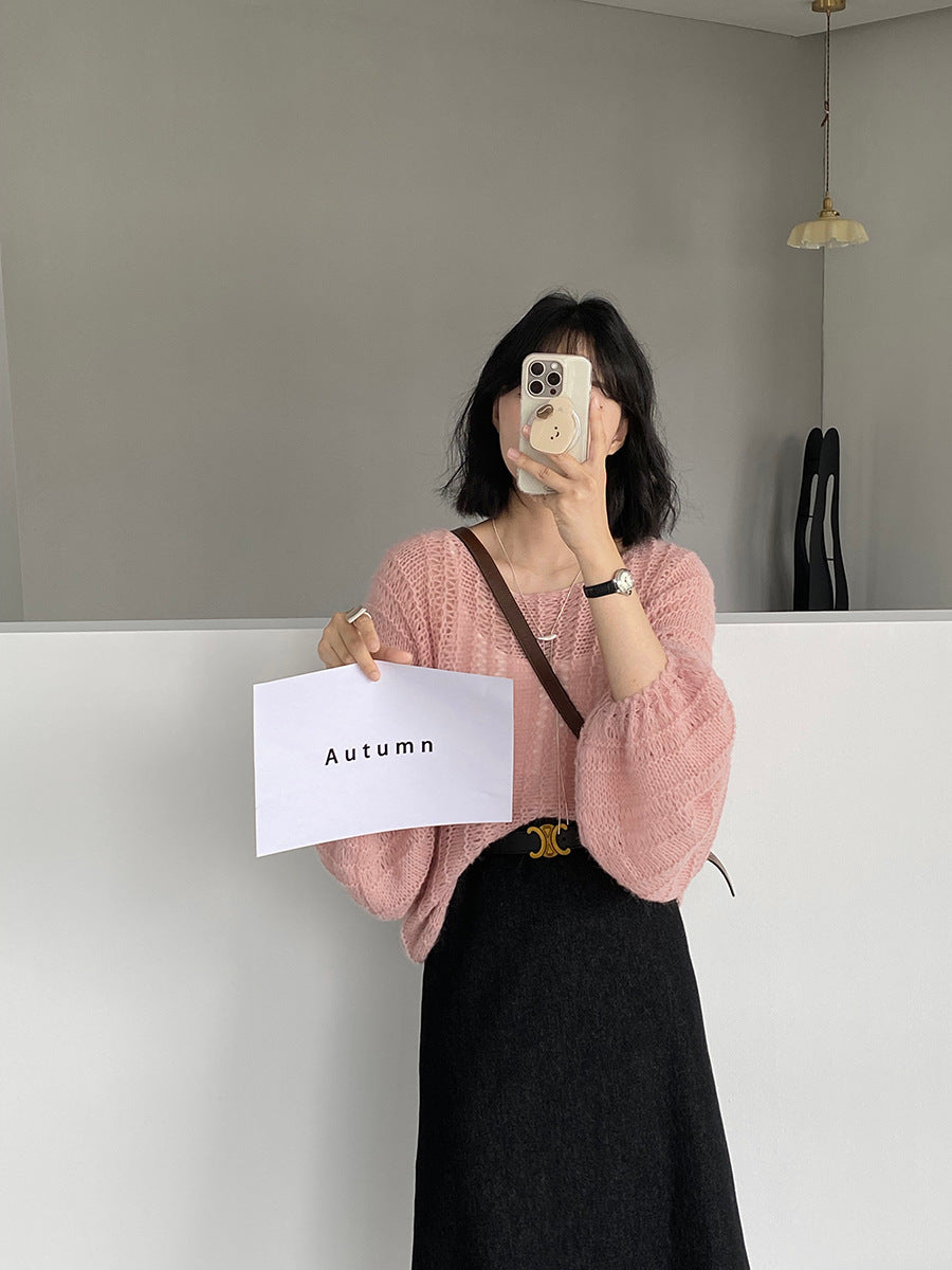 【cim0628】實拍温柔慵懒寬鬆針織薄罩衫（20羊毛）251114