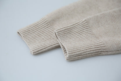 【LD3280】實拍慵懶小個子抽繩連帽針織毛衣251103