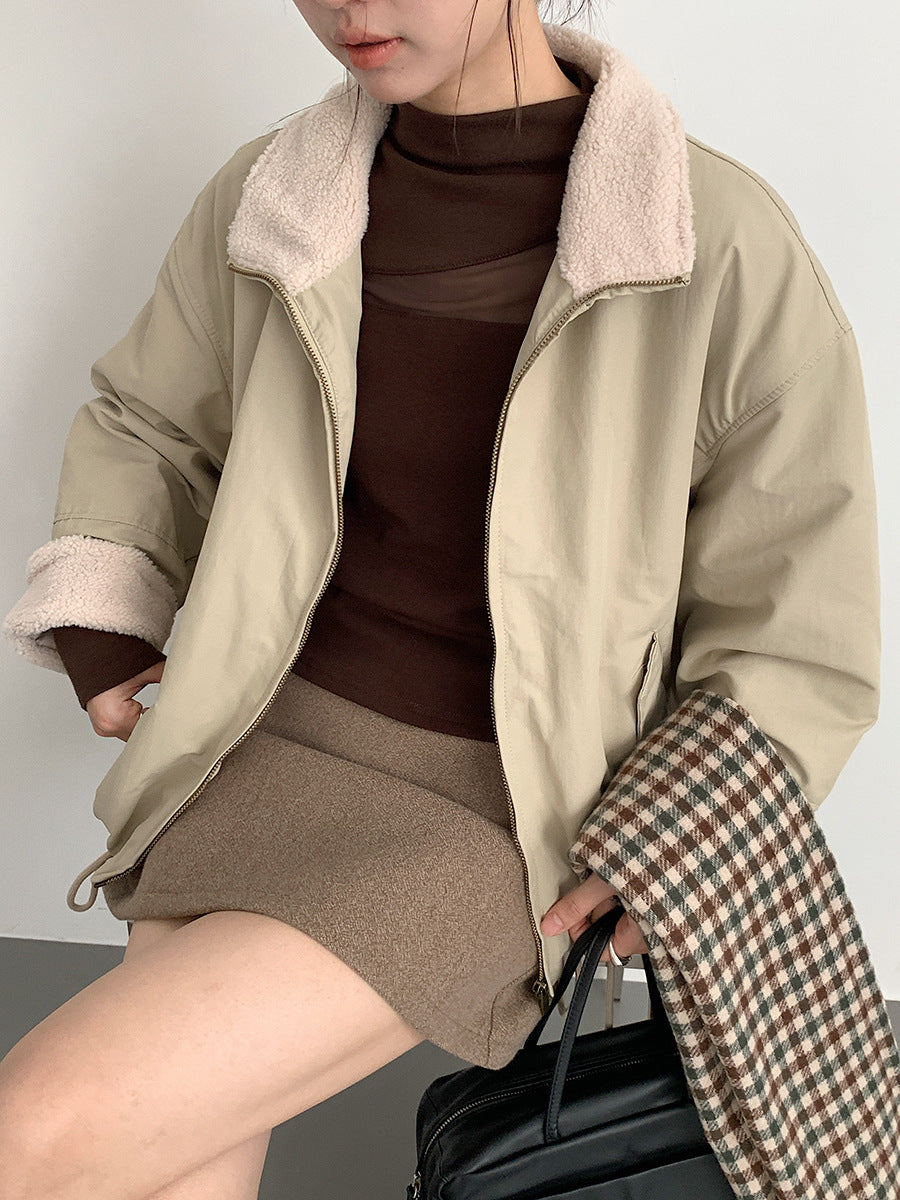 【LD11032】實拍S~XL羊毛絨超瘦高腰A字裙羊毛10%(內有安全褲+皮帶）251124