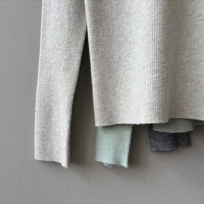 【Y315】實拍高級感半高領針織衫（棉羊毛4%)251106