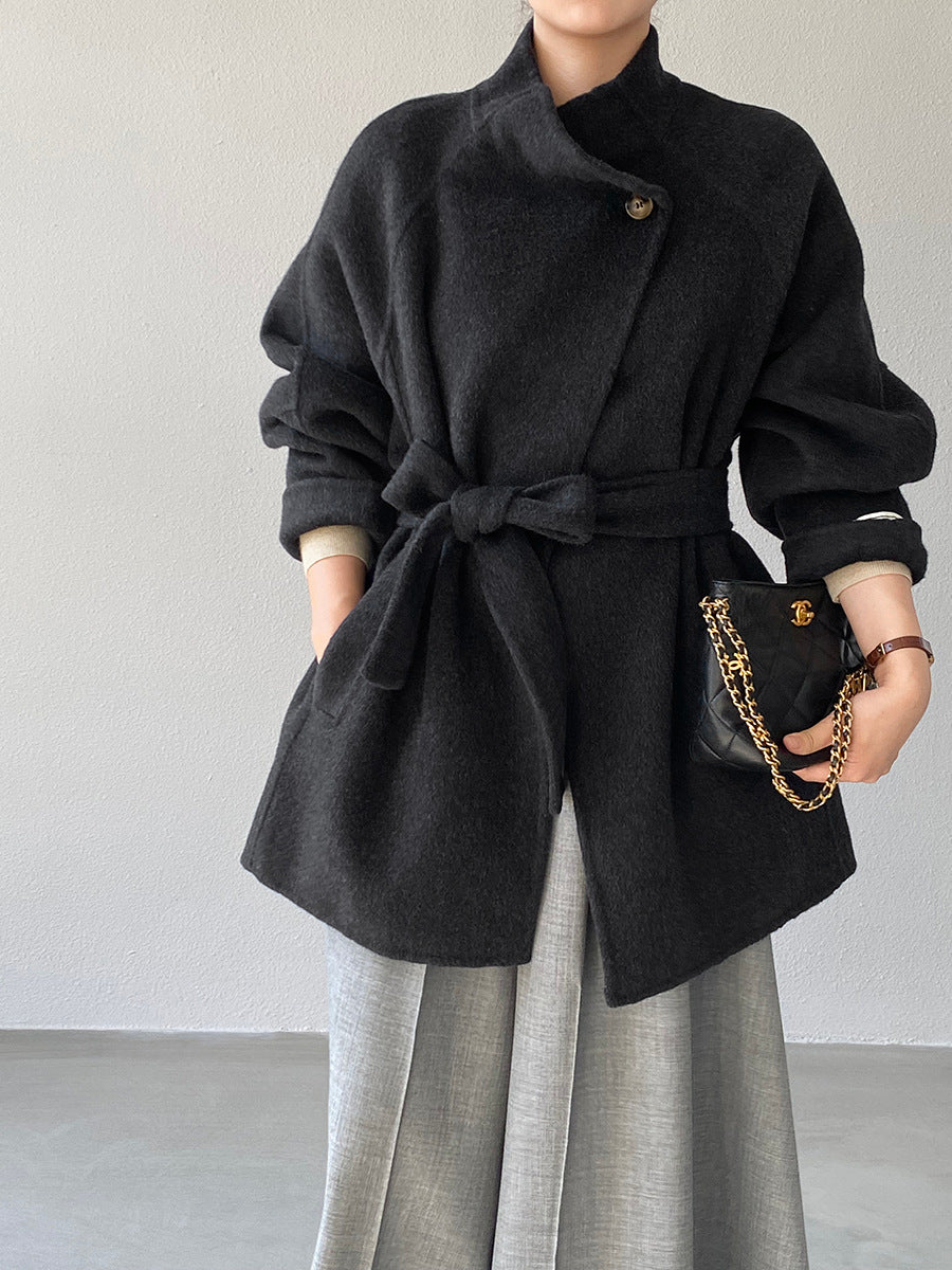 【cimzD6616】實拍高級大氣款雙面羊毛呢廓形外套大衣（100羊毛）251120