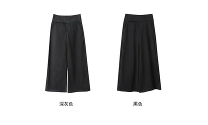 【LD11048】實拍S~XL秋冬毛呢厚款高腰直筒褲251202