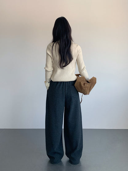 【LD11026】實拍絕美法式針織坑條假2件針織衫251124