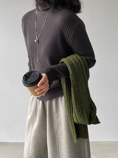 【cimz1388】實拍高領加厚高級感針織毛衣251128