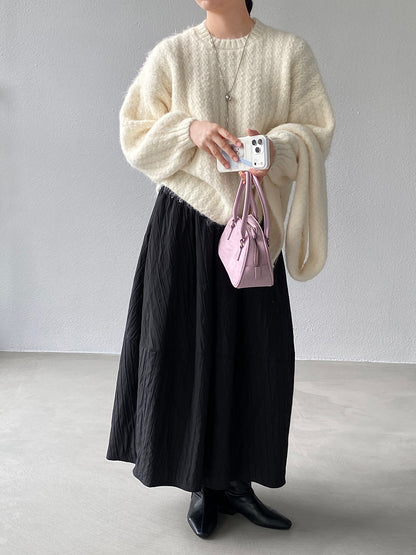 【cimz0672】實拍細緻閃亮針織毛衣+圍巾251128