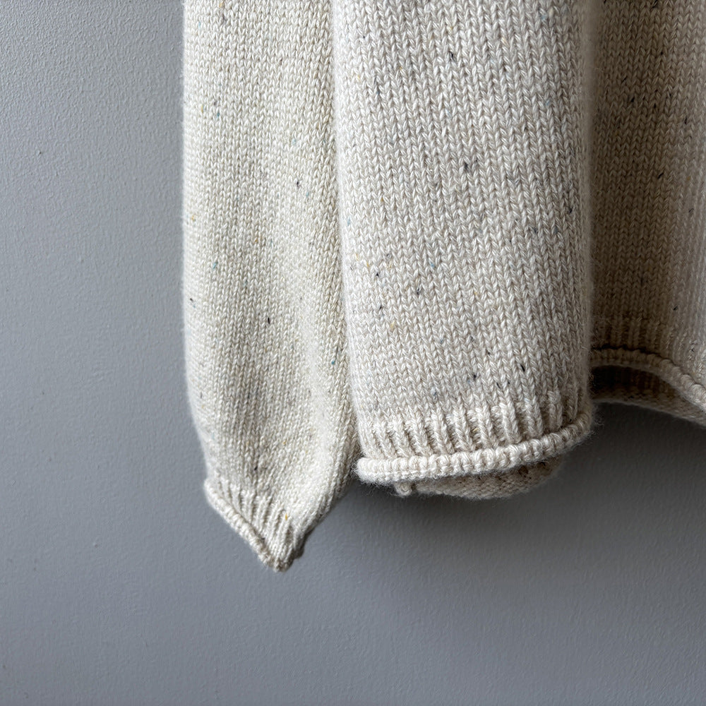 【Y276】實拍冬季軟糯慵懶保暖針織毛衣（棉羊毛10%)251106