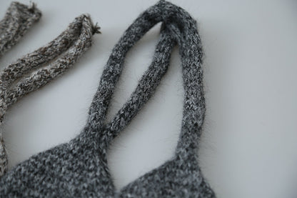 【LD3296】實拍輕奢復古寬翻領厚實針織外套＋針織包251103