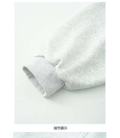 【H5495】實拍男友寬鬆款刺繡長袖連帽衞衣外套251109