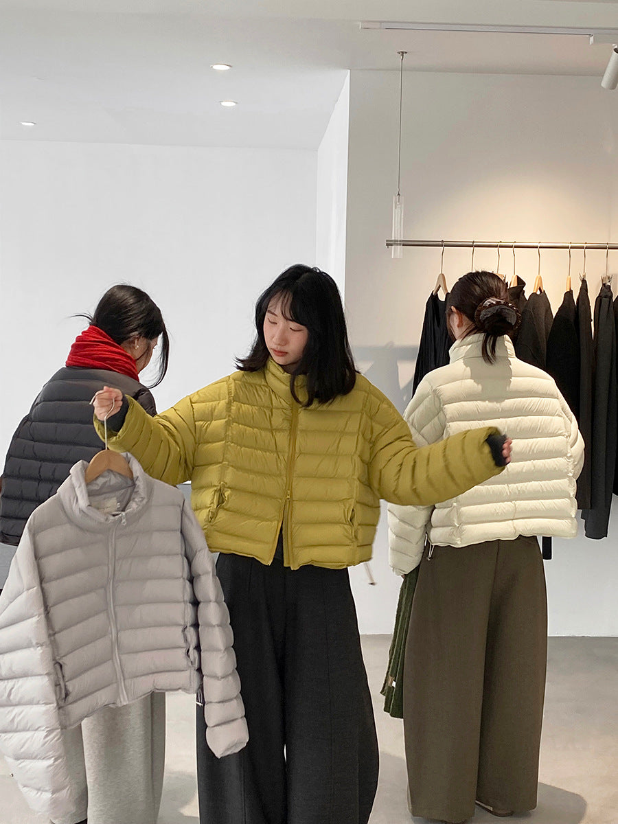 【cimz6383】實拍高領寶款排骨白鴨絨外套（白鴨絨90）251120