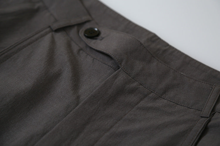 【LD11359】S~XL神級垂墜大長腿👖立體剪裁天絲棉高腰西裝寬褲/落地褲260622