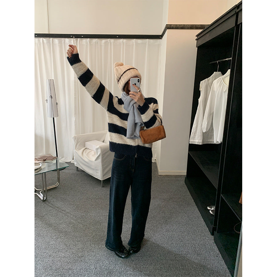 【H5494】實拍復古立體針織外套251109