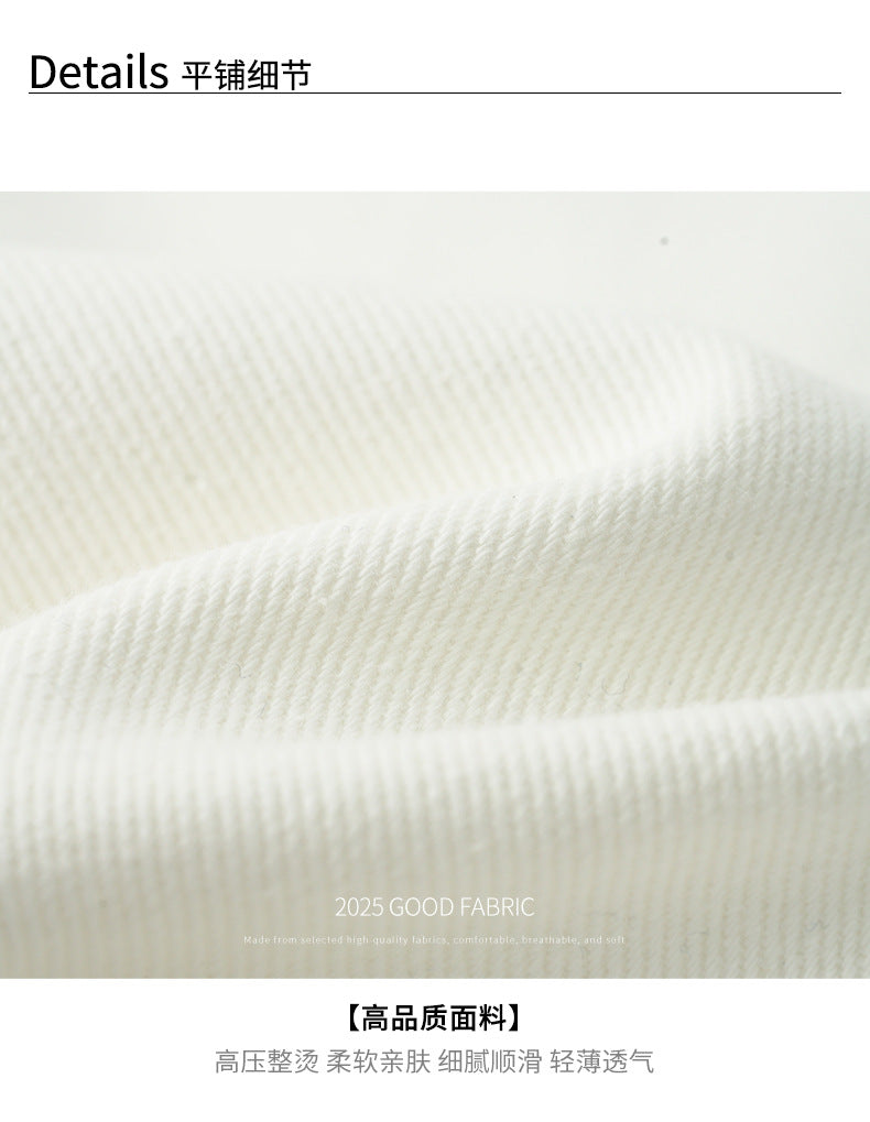 【H5512】實拍S~XL韓國保暖加絨白色牛仔褲251118