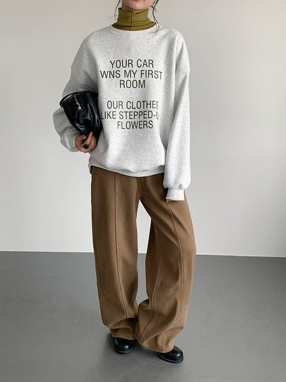 【LD11021】實拍加絨加厚印花寬鬆情侶裝衞衣251110