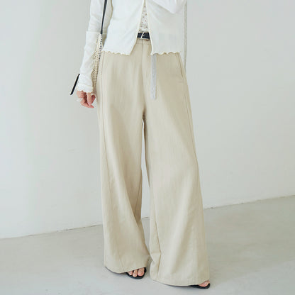 【LD11178】實拍韓系慵懶鬆弛感☁️百搭高腰水洗直筒休閒寬褲260317