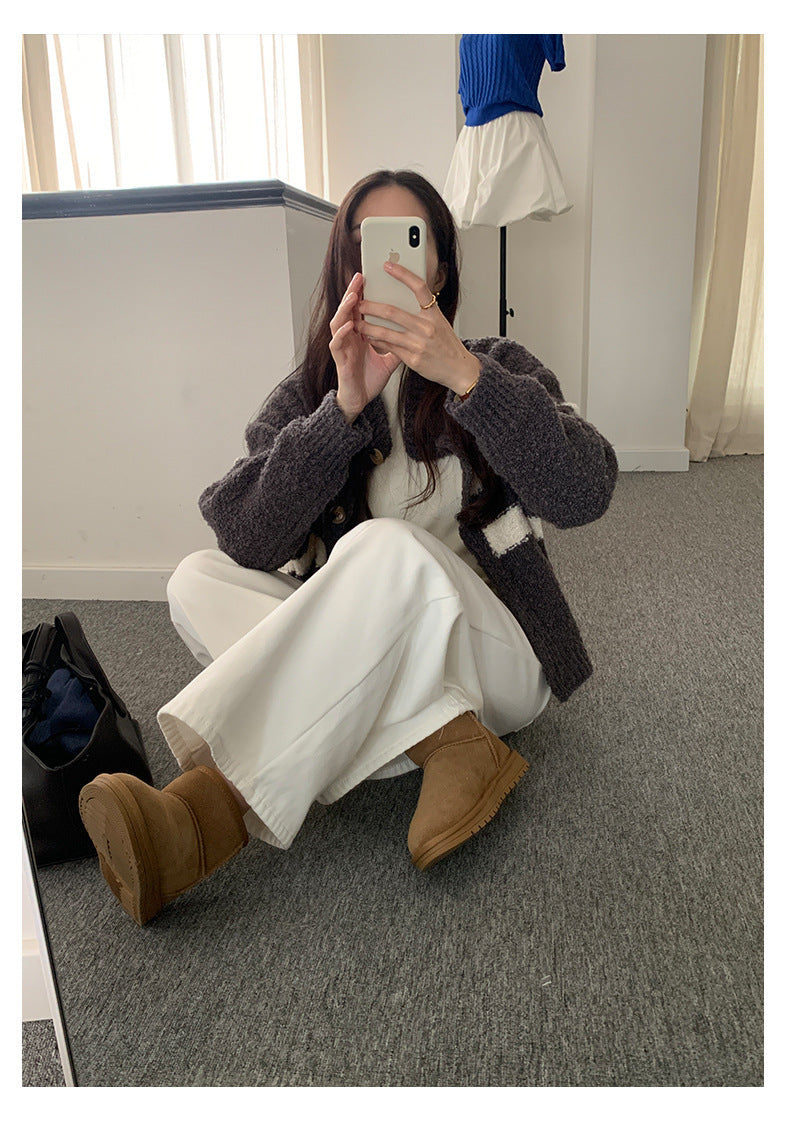 【H5503】實拍基礎純色半高領針織衫251118