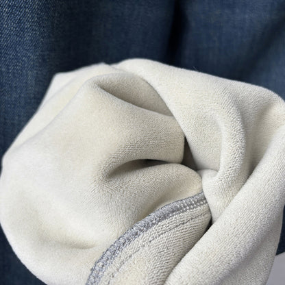 【Y98395】實拍S~XL復古加絨直筒牛仔褲含腰帶251106